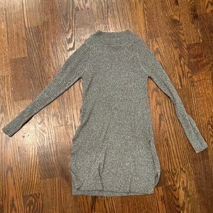 Women’s long sweater with slit on sides